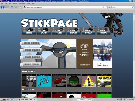 Stickman Page