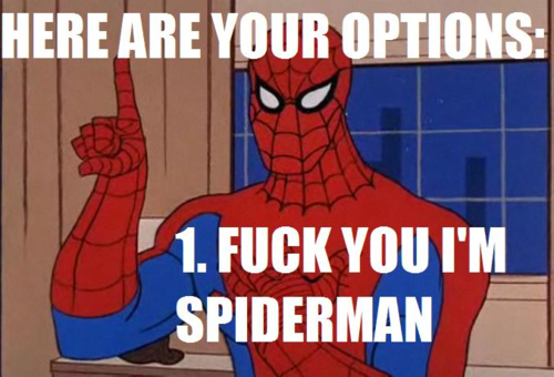 Does Spider Man have...