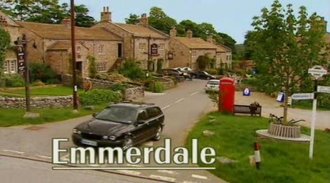 Someone defaced the Emmerdale intro!