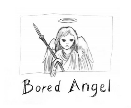 A short angel cartoon on comicspace