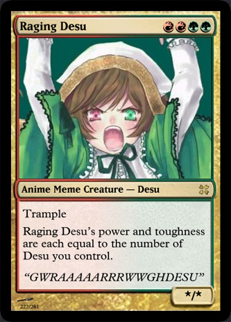 4chan cards, part 2 - Desu