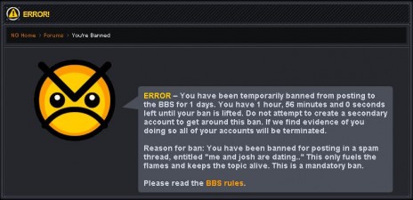 My First Ban.