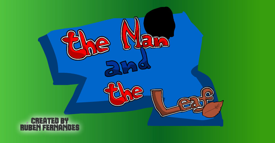 The Man and the Leaf Logo