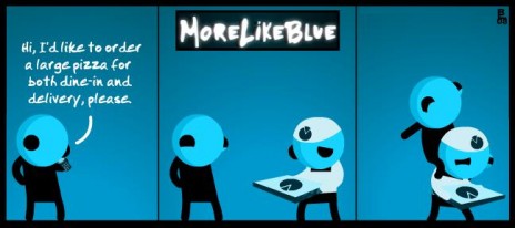 MoreLikeBlue: Pizza