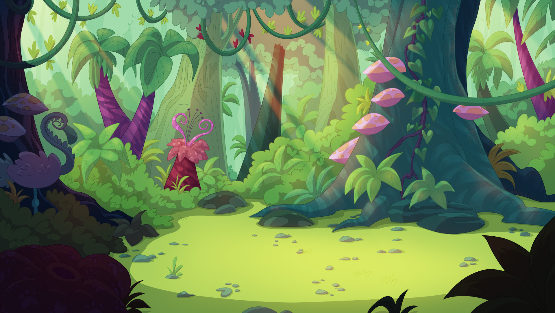 A friendly jungle frm Shopkins Wild