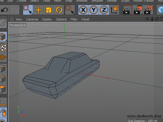 Cinema 4D - Base model build