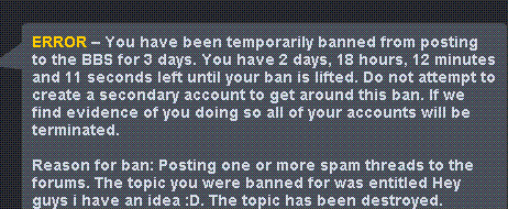 Banned again X.x for the millionth time