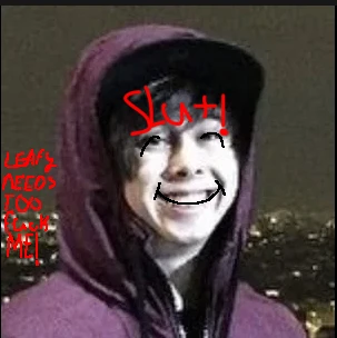 leafy being a slut