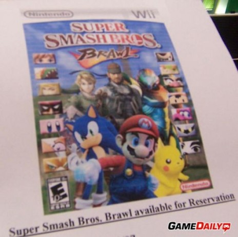 GameDaily thinks my SSBB cover is real.