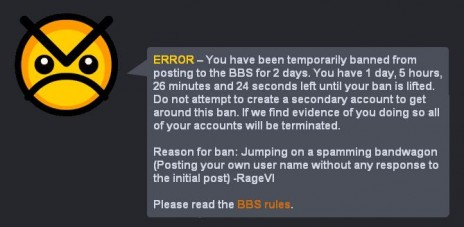 Banned!