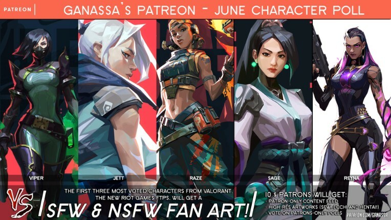 June Character Poll Is Open By Ganassa Artwork