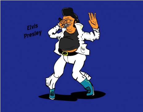 Elvis Presley! for shoe ma n***a homeboy...