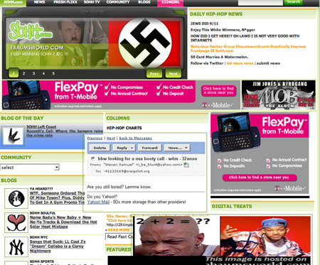 SOHH website gets jacked by Neo-nazis!!