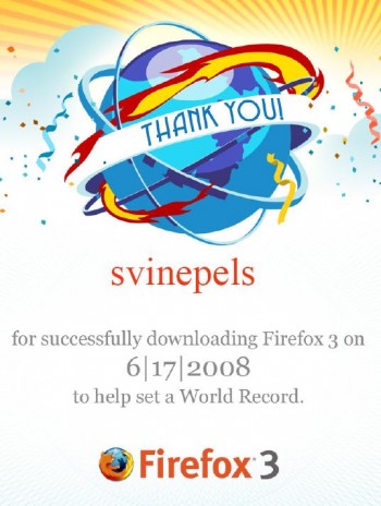 Firefox 2 Guinness World Record