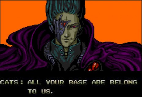 ALL YOUR BASE ARE BELONG TO US.