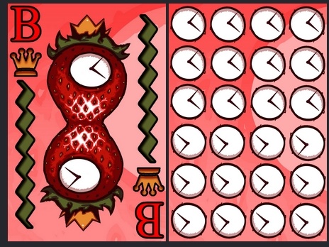 Strawberryclock card