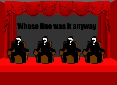 Whose line was it anyway