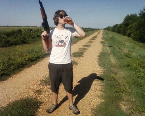 Me. My AK47. And Apple Juice.