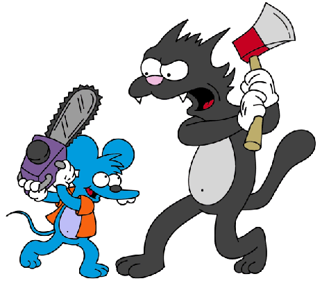 does itchy hate scratchy?