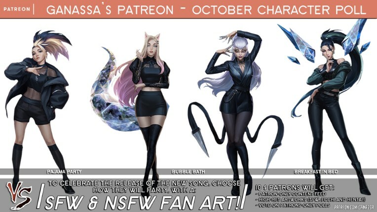 October Character Poll Is Open By Ganassa Artwork