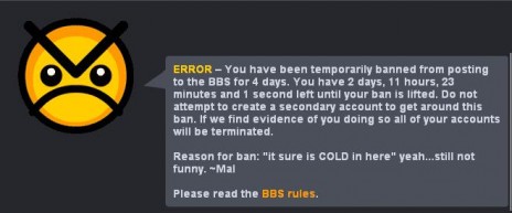 im banned again