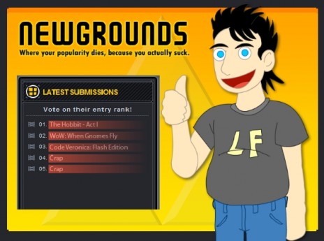 Calender Entry.. and personal message to newgrounds