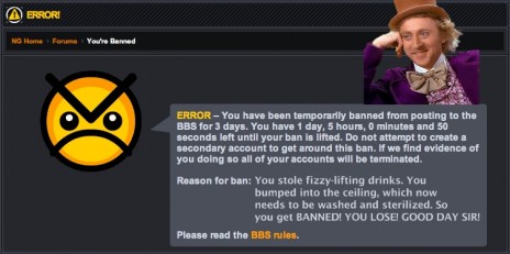 Second Ban!