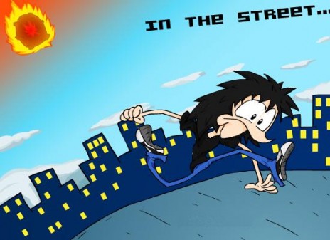 New movie "In the street" now in Newgrounds!