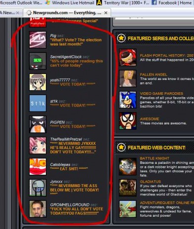 newgrounds uproar?