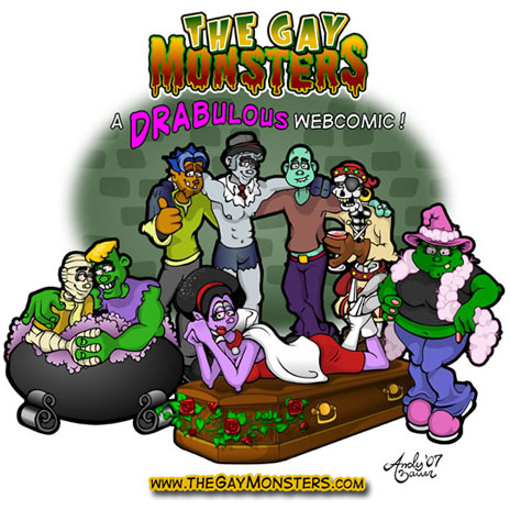 The Gay Monsters - A DRABulous Webcomic!