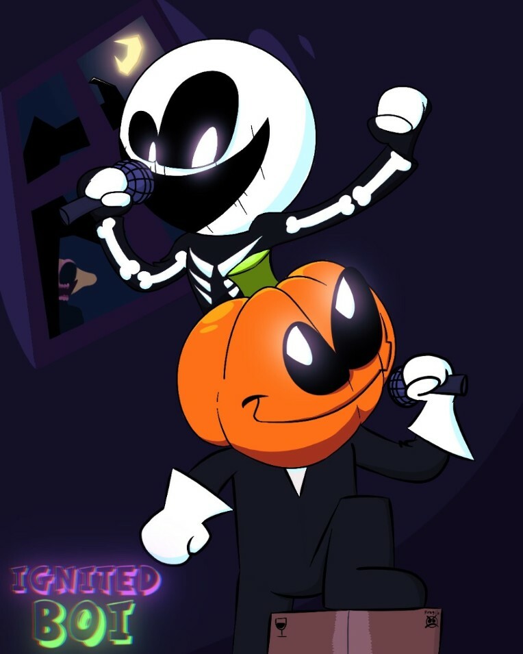 finnaly finished this SPOOKY master piece for y'all - by IGNITEDBOI