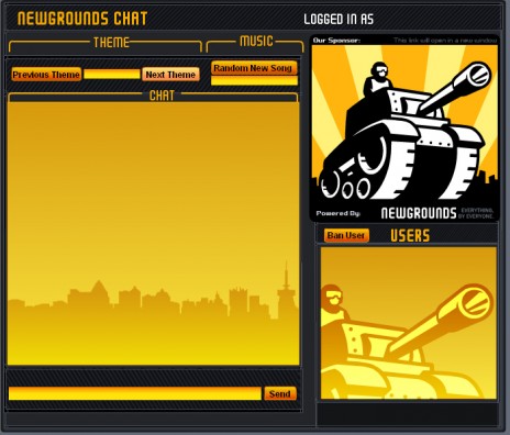 Newgrounds Chat Skin