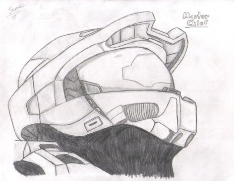 Master Chief drawing.