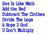 Sexy math????