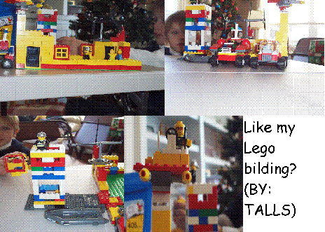 LOOK AT MY LEGO BILDING!!!!!