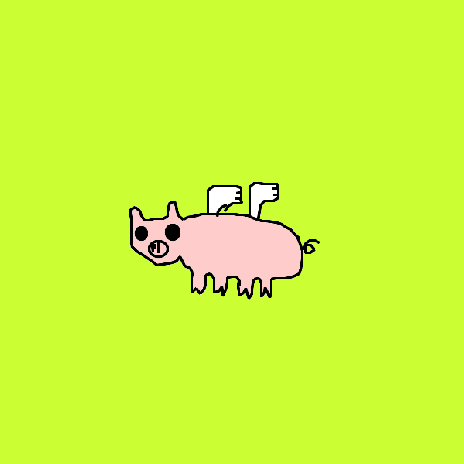 Flying Piggy Doodle