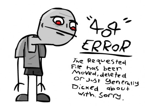 404 error