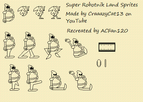 Super Robotnik Land Sprites - Robotnik