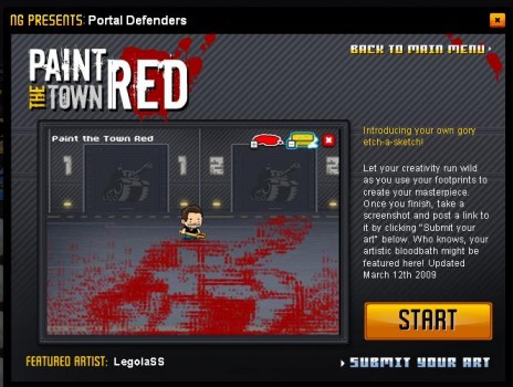 Paint the town red "Portal defenders"