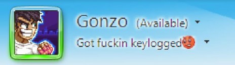 Keylogged i got >:C