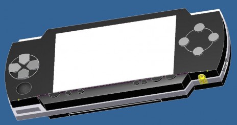 PSP 3D Model by me