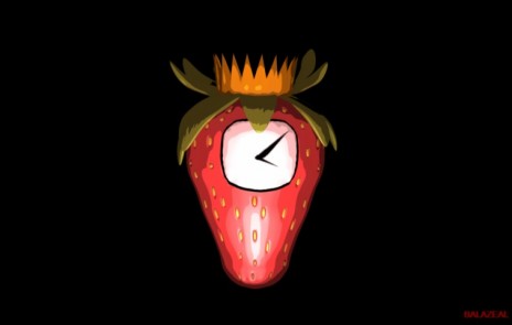 Strawberry Clock