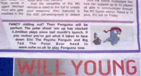 Penguinz was in the paper!