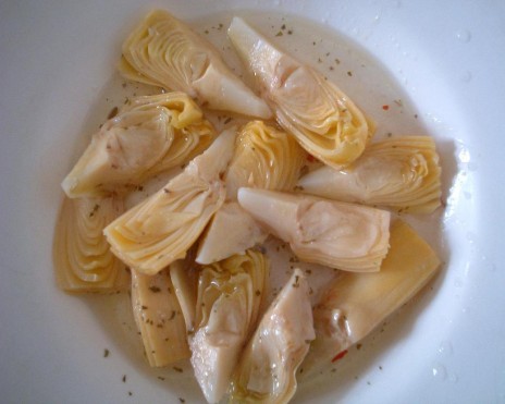 Marinated artichokes