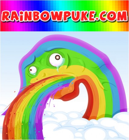 The Return of RAINBOWPUKE! The #1 source for all of your puking rainbow needs! Submit your pukey art and be famous!