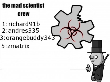 THE BEST MAD SCIENTIST CREW MEMBERS