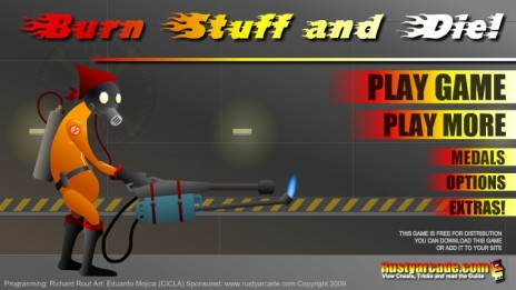 My latest game, Burn Stuff And die!