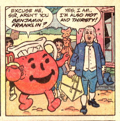 The Kool-aid man destroys the meaning of existence.