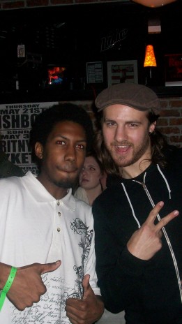 Oh look it's me and the bassist Dane from A Static Lullaby