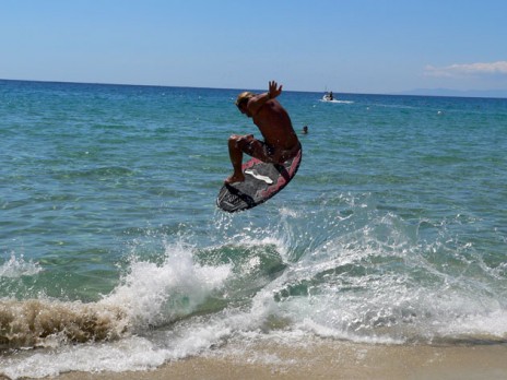 skimboarding